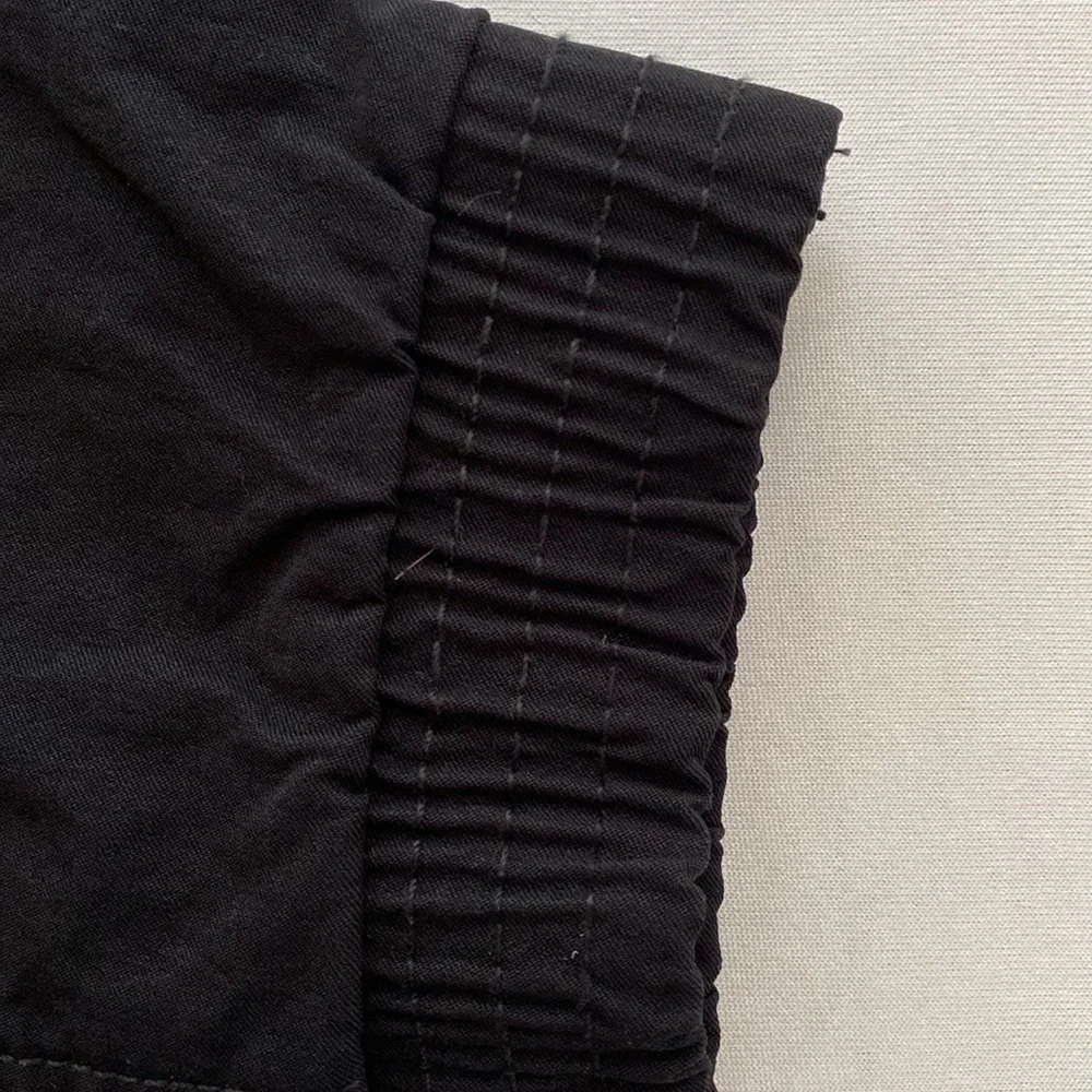 Hurley pants pull on drawstring elastic waist fitted elastic at ankles size 7/8